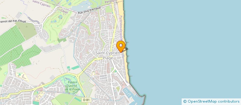 localisation de l'entreprise MONSIEUR FABRICE PRZYBYLSKI  SAINT-CYPRIEN