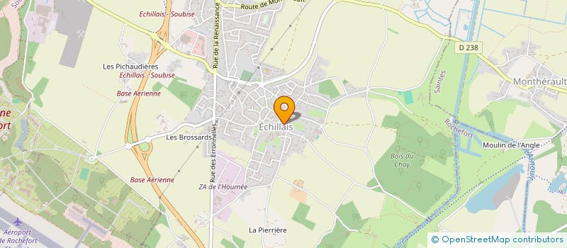 localisation de l'entreprise MONSIEUR FABRICE PUEYO à ECHILLAIS