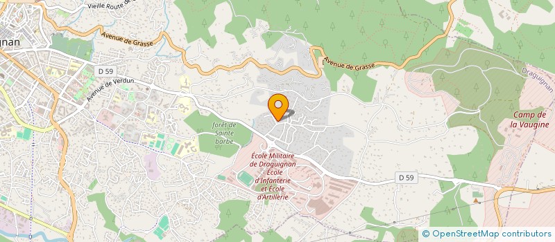 localisation de l'entreprise MONSIEUR FABRICE PUPKIEWICZ  DRAGUIGNAN