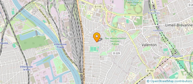 localisation de l'entreprise MONSIEUR FABRICE QUANTIN à VILLENEUVE-SAINT-GEORGES