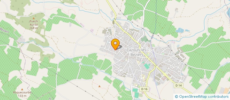 localisation de l'entreprise MONSIEUR FABRICE QUENET  CAZOULS-LES-BEZIERS