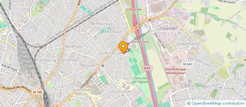 localisation de l'entreprise MONSIEUR FABRICE QUENOLLE à TOULOUSE