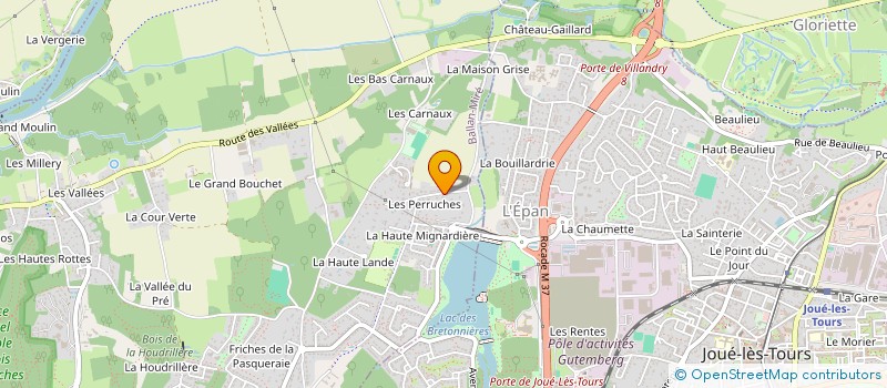 localisation de l'entreprise MONSIEUR FABRICE QUINSON  BALLAN-MIRE