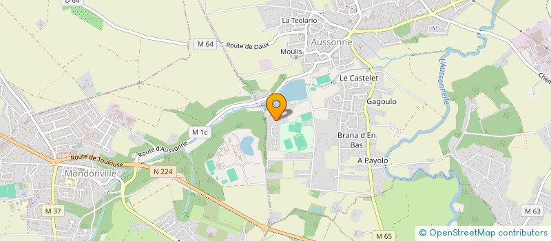 localisation de l'entreprise MONSIEUR FABRICE QUINTAIROS à AUSSONNE