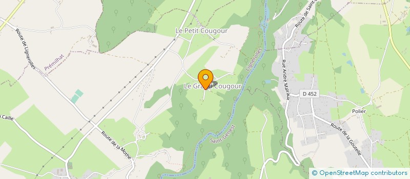 localisation de l'entreprise MONSIEUR FABRICE RACEL  LIGNEROLLES