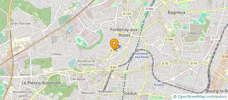 localisation de l'entreprise MONSIEUR FABRICE RAGOT  FONTENAY-AUX-ROSES