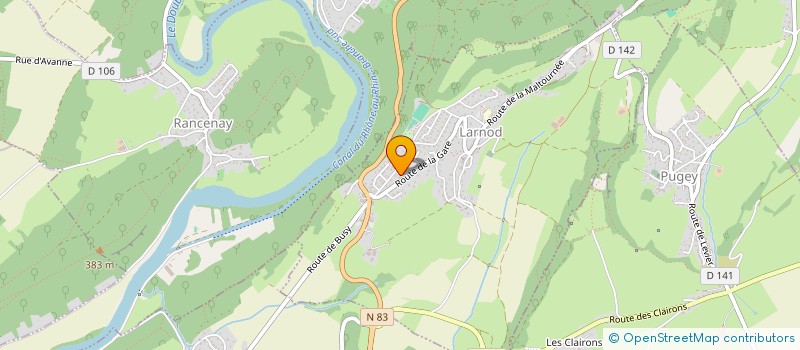 localisation de l'entreprise MONSIEUR FABRICE RAGRIS  LARNOD