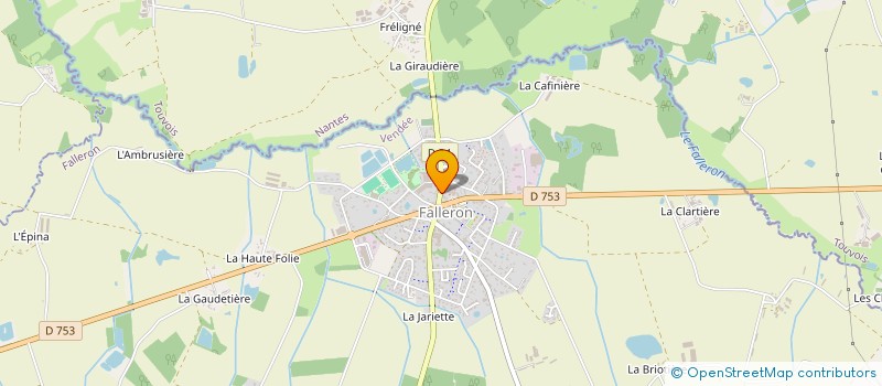 localisation de l'entreprise MONSIEUR FABRICE RAIMOND  FALLERON