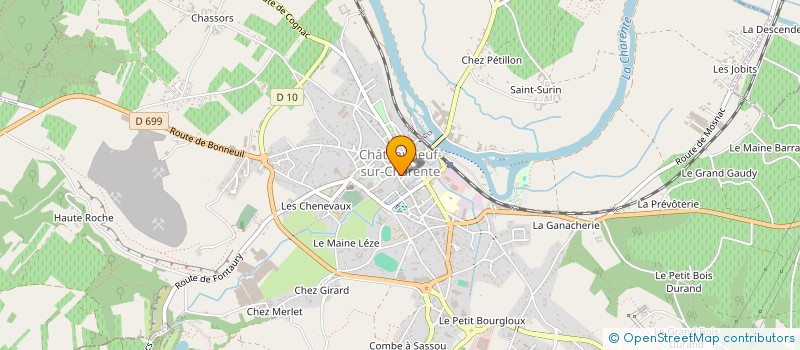 localisation de l'entreprise MONSIEUR FABRICE RAMEAU à CHATEAUNEUF-SUR-CHARENTE