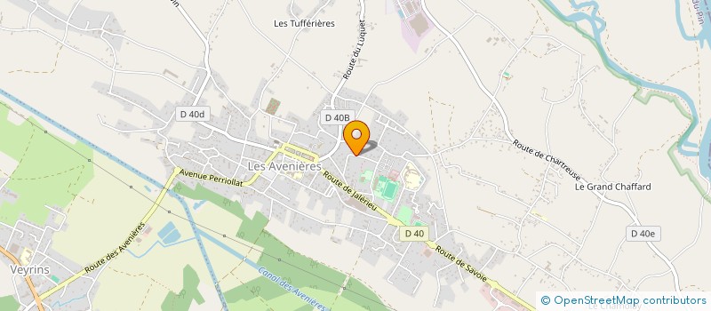 localisation de l'entreprise MONSIEUR FABRICE RANCON  LES AVENIERES VEYRINS-THUELLIN