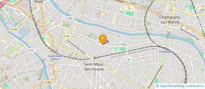 localisation de l'entreprise MONSIEUR FABRICE RAQUIL à SAINT-MAUR-DES-FOSSES