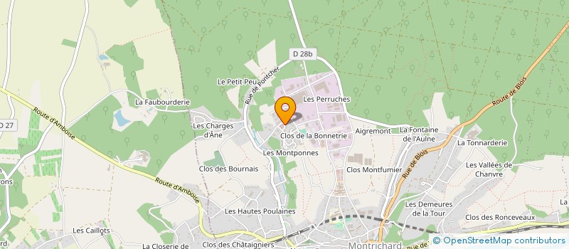 localisation de l'entreprise MONSIEUR FABRICE RASQUIN  MONTRICHARD-VAL-DE-CHER