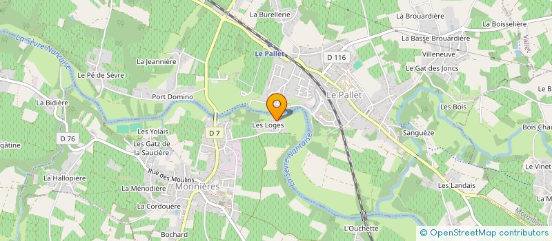 localisation de l'entreprise MONSIEUR FABRICE RAULO  MONNIERES