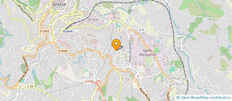 localisation de l'entreprise MONSIEUR FABRICE RAYNAUD  GRASSE