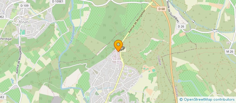 localisation de l'entreprise MONSIEUR FABRICE REBOUL  TEYRAN