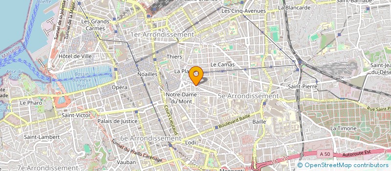 localisation de l'entreprise MONSIEUR FABRICE REIDON à MARSEILLE