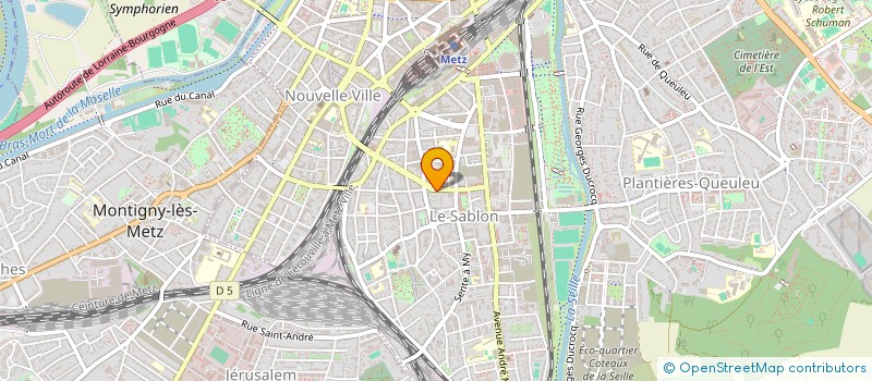 localisation de l'entreprise MONSIEUR FABRICE REMY  METZ