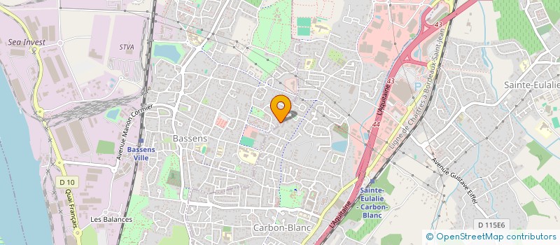 localisation de l'entreprise MONSIEUR FABRICE RENARD  CARBON-BLANC