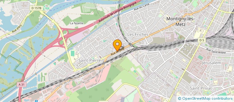 localisation de l'entreprise MONSIEUR FABRICE RENE BRUN  MOULINS-LES-METZ