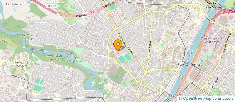 localisation de l'entreprise MONSIEUR FABRICE RENE PIERRE DUQUESNE à ANGERS