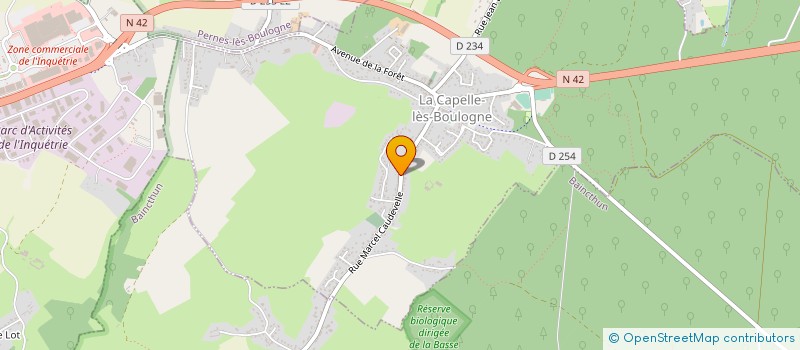 localisation de l'entreprise MONSIEUR FABRICE RETAUX à LA CAPELLE-LES-BOULOGNE
