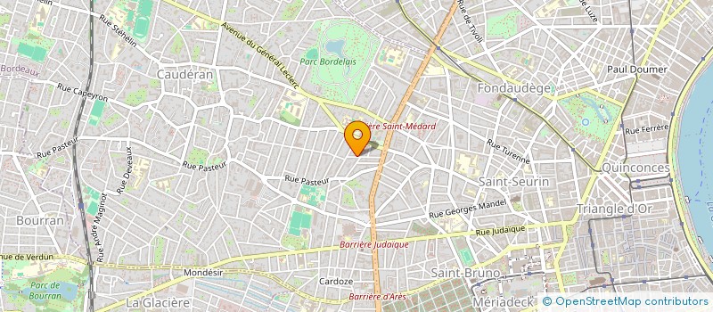 localisation de l'entreprise MONSIEUR FABRICE REVOLAT  BORDEAUX