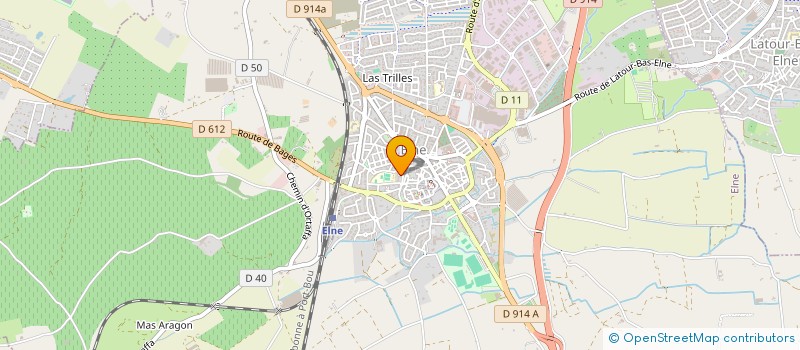 localisation de l'entreprise MONSIEUR FABRICE RIBON à ELNE