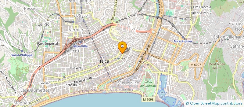 localisation de l'entreprise MONSIEUR FABRICE RICCIARDI à NICE
