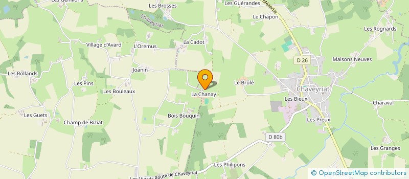 localisation de l'entreprise MONSIEUR FABRICE RICHE à CHAVEYRIAT