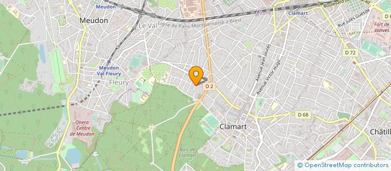 localisation de l'entreprise MONSIEUR FABRICE RIGUET  CLAMART