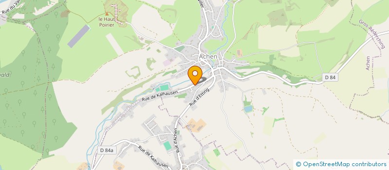 localisation de l'entreprise MONSIEUR FABRICE RIMLINGER  ETTING