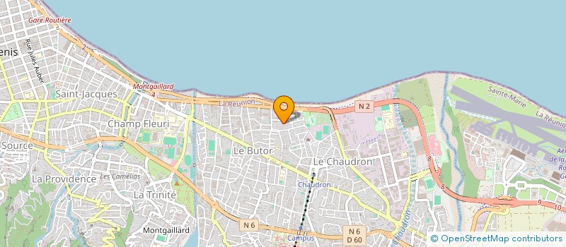 localisation de l'entreprise MONSIEUR FABRICE RIVIERE  SAINT-DENIS