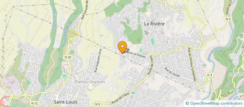 localisation de l'entreprise MONSIEUR FABRICE RIVIERE à SAINT-LOUIS