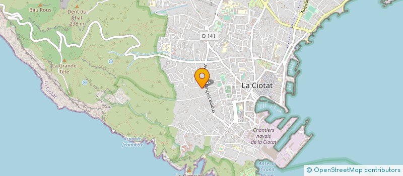 localisation de l'entreprise MONSIEUR FABRICE RIZZO  LA CIOTAT