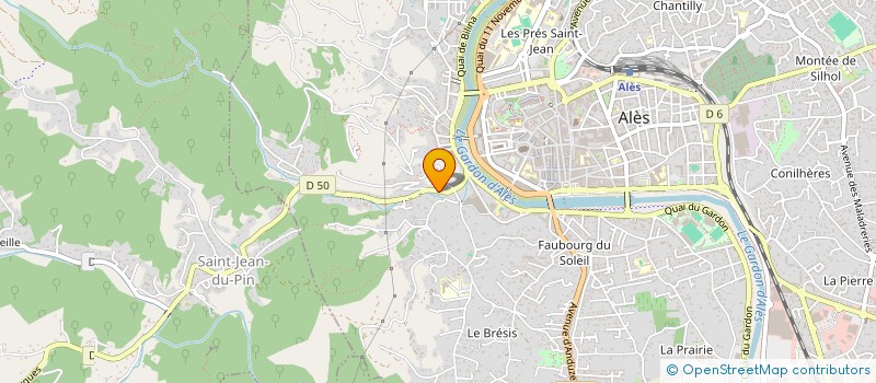 localisation de l'entreprise MONSIEUR FABRICE ROBERT  ALES