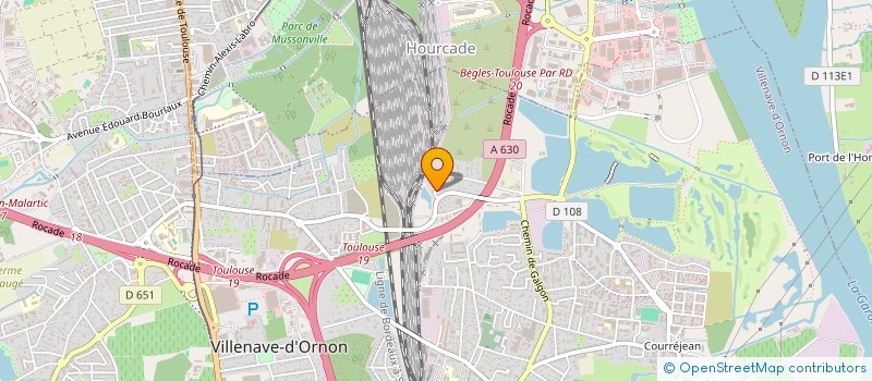 localisation de l'entreprise MONSIEUR FABRICE ROBERT ROBERT ROBERT  VILLENAVE-D'ORNON