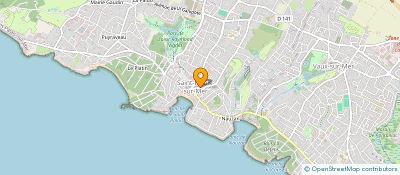 localisation de l'entreprise MONSIEUR FABRICE ROBIN  SAINT-PALAIS-SUR-MER