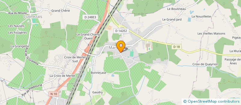 localisation de l'entreprise MONSIEUR FABRICE ROBIN  MARSAS