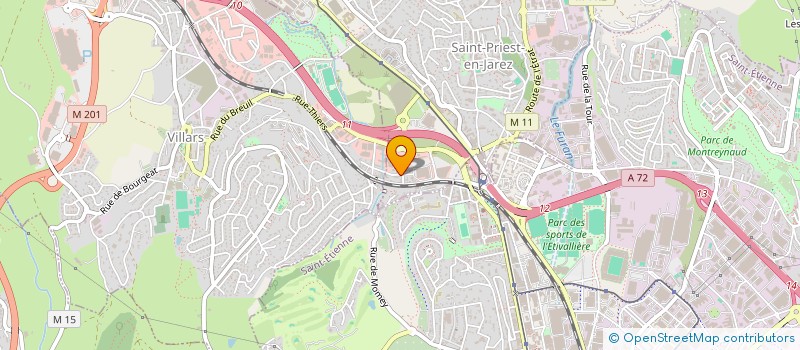 localisation de l'entreprise MONSIEUR FABRICE ROBIN  SAINT-PRIEST-EN-JAREZ