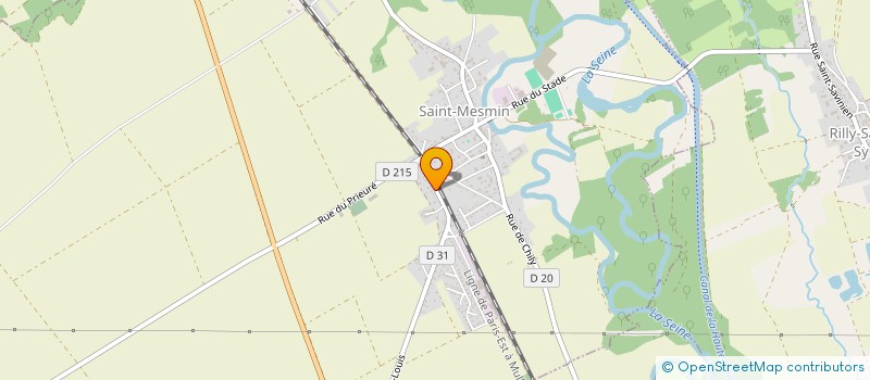 localisation de l'entreprise MONSIEUR FABRICE ROBIN  SAINT-MESMIN