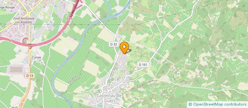 localisation de l'entreprise MONSIEUR FABRICE ROBINET  CASTELNAU-DE-GUERS