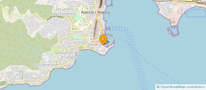 localisation de l'entreprise MONSIEUR FABRICE ROCCHI  AJACCIO