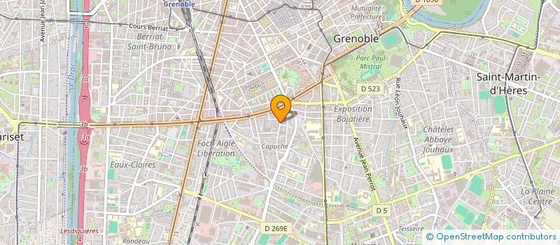 localisation de l'entreprise MONSIEUR FABRICE ROCHE à GRENOBLE