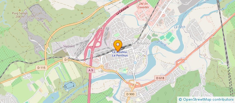 localisation de l'entreprise MONSIEUR FABRICE ROLAND  NARBONNE