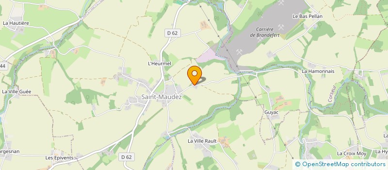 localisation de l'entreprise MONSIEUR FABRICE ROLLAND  SAINT-MAUDEZ