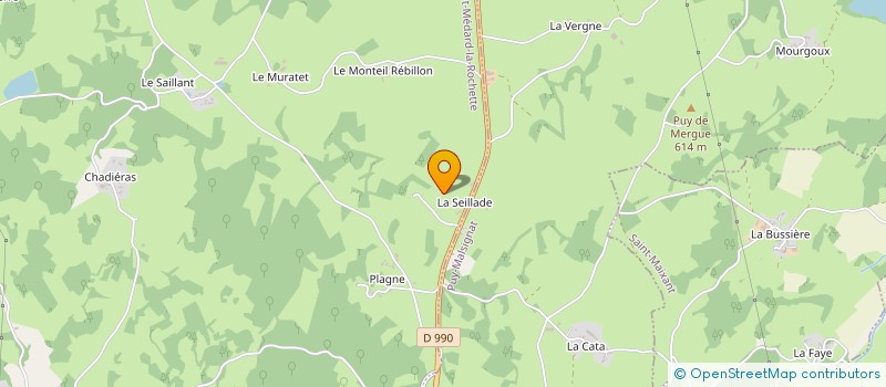 localisation de l'entreprise MONSIEUR FABRICE ROMANET à SAINT-MEDARD-LA-ROCHETTE