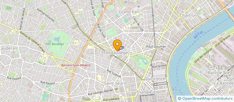 localisation de l'entreprise MONSIEUR FABRICE ROMEFORT à BORDEAUX