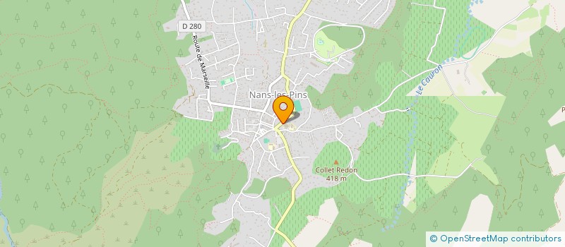 localisation de l'entreprise MONSIEUR FABRICE ROMERO  NANS-LES-PINS