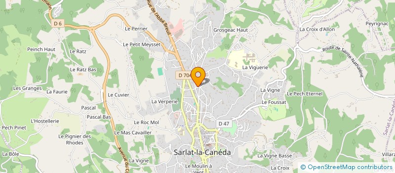 localisation de l'entreprise MONSIEUR FABRICE ROMMEL à SARLAT-LA-CANEDA