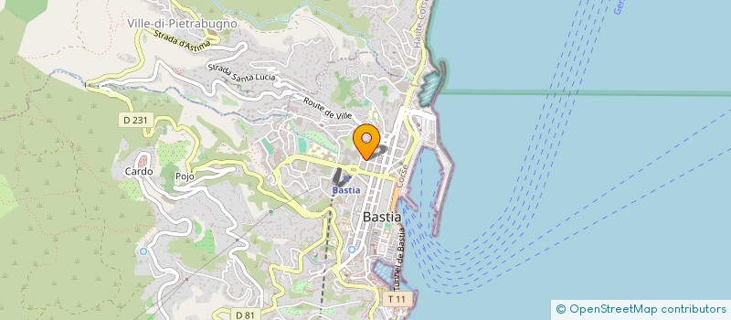 localisation de l'entreprise MONSIEUR FABRICE RONCHI à BASTIA